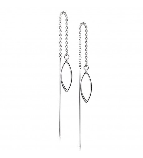 Sterling Threader Earrings Minimalist Backing