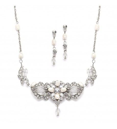 Mariell Freshwater Crystal Wedding Jewelry