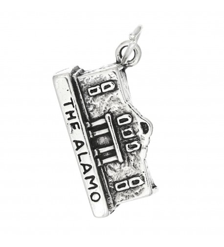 Sterling Silver Oxidized Texas Alamo