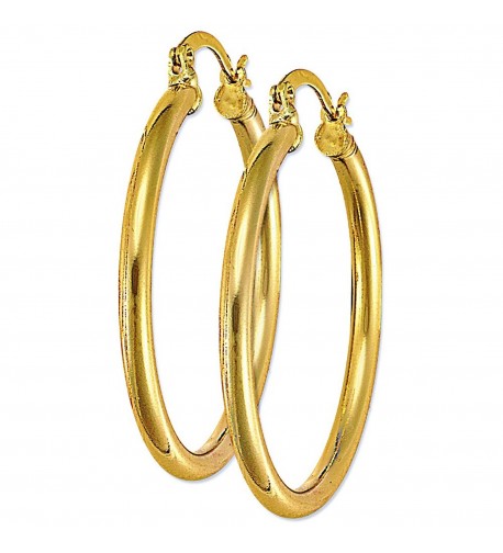 1 75 Plain Yellow Plated Earrings