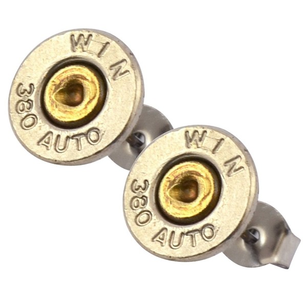 Little Black Gun Bullet Earrings