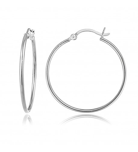 Sterling Silver 1 5mm Polished Earrings