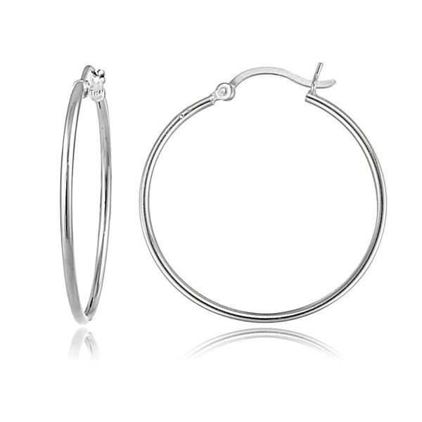 Sterling Silver 1 5mm Polished Earrings