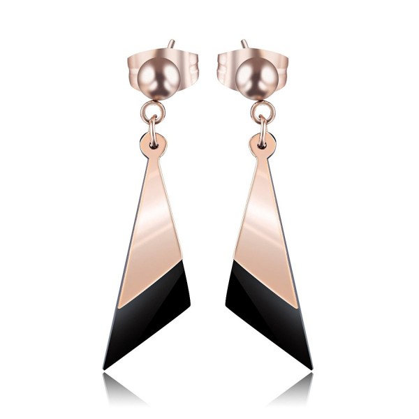 Carfeny Jewelry Stainless Earrings Triangle