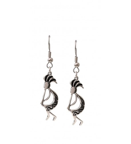 Jewelry Trends Sterling Kokopelli Earrings