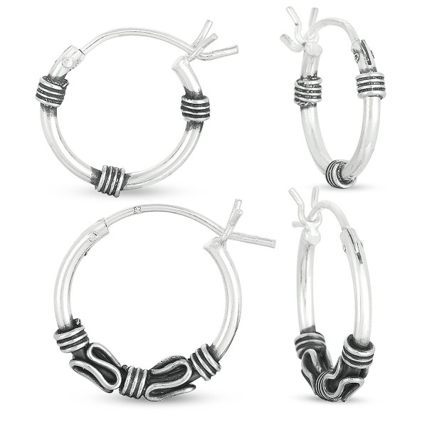 Sterling Silver 14mm Double Earrings