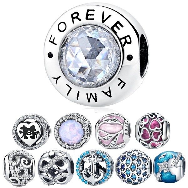 WOSTU Sterling Forever Bracelets Zirconia