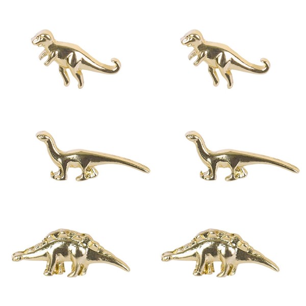 Jewelry Cartilage Dinosaur Earrings Gold Color