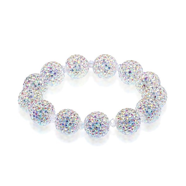 Designer Swarovski Crystal Shamballa Bracelet