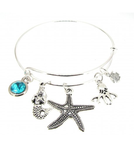 Mermaid Bracelet Expandable Octopus Starfish