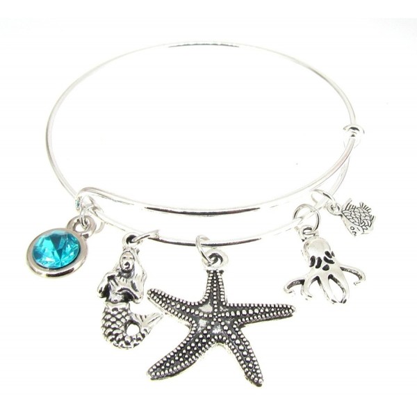 Mermaid Bracelet Expandable Octopus Starfish