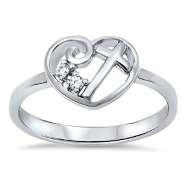 Heart Cubic Zirconia Sterling Silver