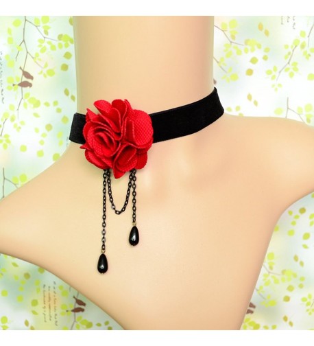 Charm L Grace Flower Pendant Necklace