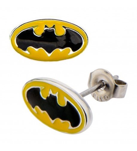 Surgical Steel Batman Post Earrings