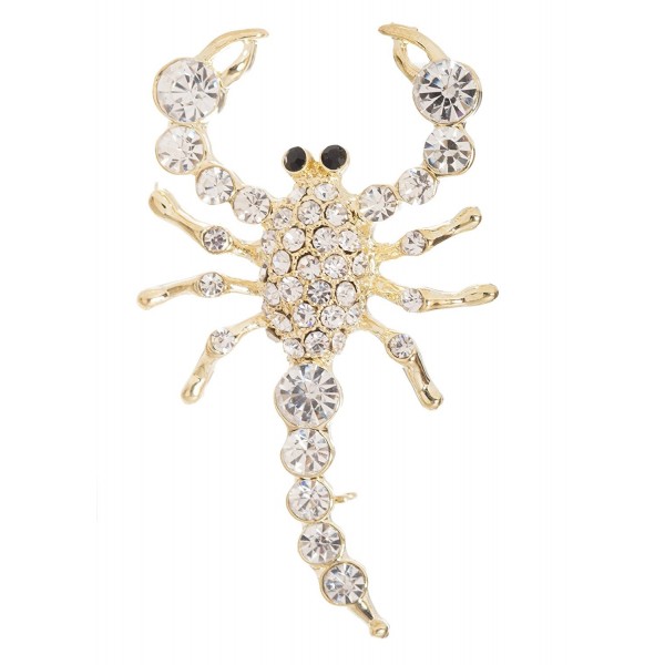 Scorpion Brooch 2 25 Crystal Accents