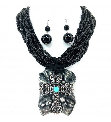 Western Peak Chunky Necklace Earrings