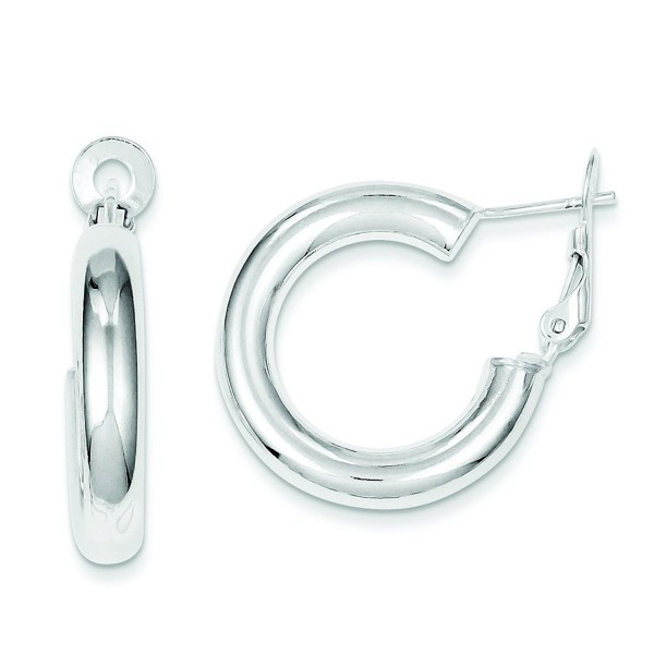 Sterling Silver Omega Back Earrings Sterling Silver Omega Back Earrings