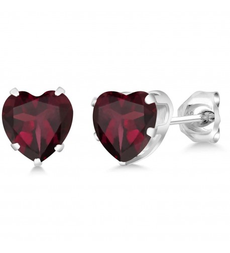 Rhodolite Garnet Sterling Silver Earrings