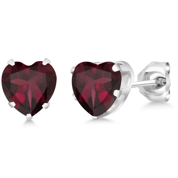 Rhodolite Garnet Sterling Silver Earrings