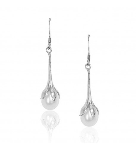 Cultured Earrings Sterling Silver Hypoallergenic