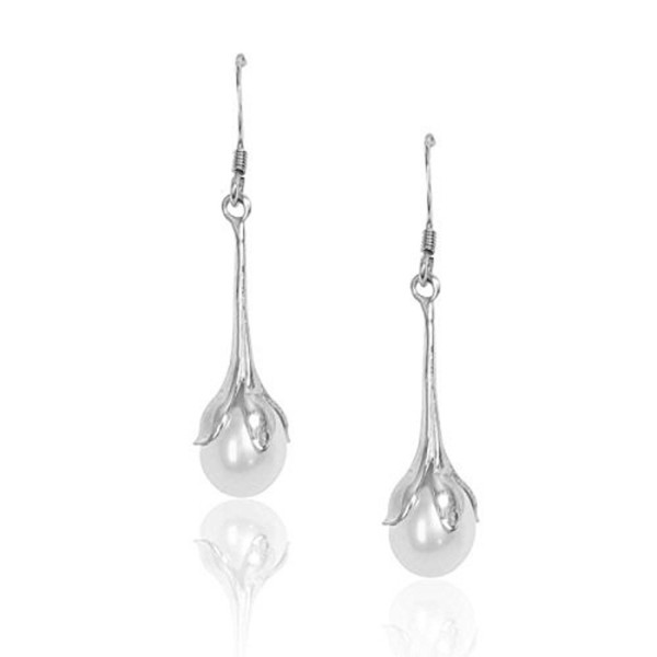 Cultured Earrings Sterling Silver Hypoallergenic