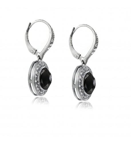 Bria Lou Leverback Earrings Swarovski