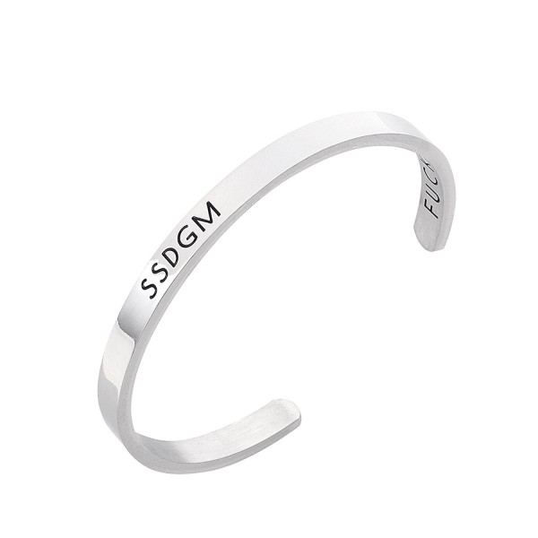 COMISAN SSDGM Murdered Politeness SSDGM Bangle Silver