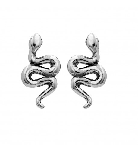 Boma Sterling Silver Snake Earrings