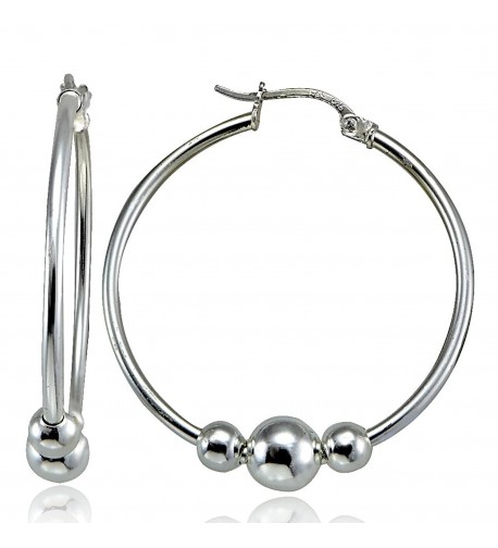 Hoops Loops Sterling Silver Earrings