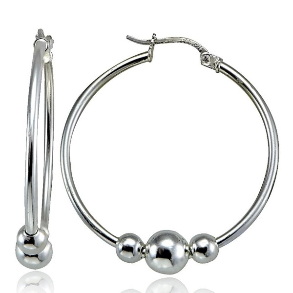 Hoops Loops Sterling Silver Earrings