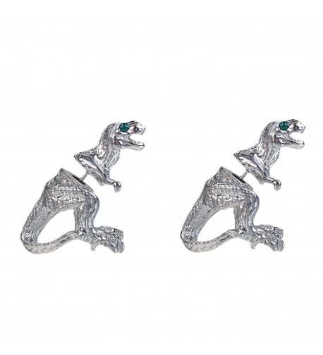 Sexy Sparkles Dinosaur Earrings Rhinestones