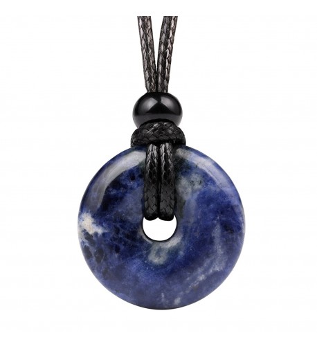 Healing Sodalite Protection Adjustable Necklace