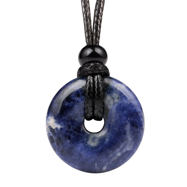 Healing Sodalite Protection Adjustable Necklace