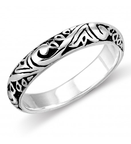 Sterling Silver Elegant Filigree Everyday