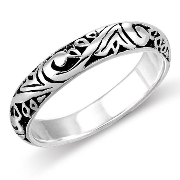 Sterling Silver Elegant Filigree Everyday