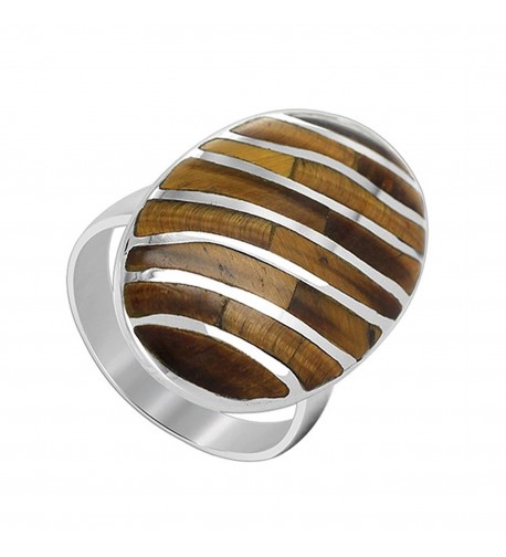 Gem Avenue Sterling Gemstone Stripes