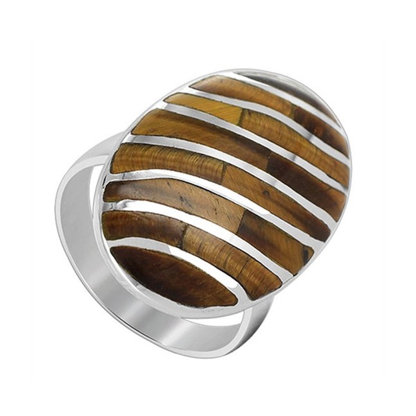 Gem Avenue Sterling Gemstone Stripes