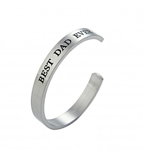 Jewelady Fathers Bracelet Stainless Engraved