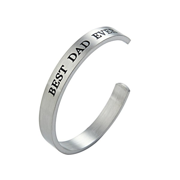 Jewelady Fathers Bracelet Stainless Engraved