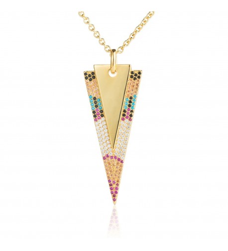 Karseer Arrowhead Geometric Triangle Multicolor