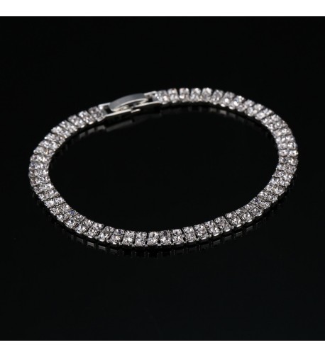 Rhinestone Stretch Bracelet Wedding Pageant