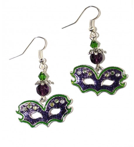 Orleans Mardi Dangle Earrings Jewelry