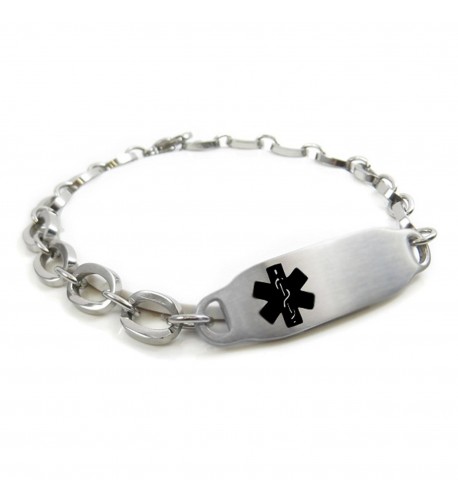 MyIDDr Pre Engraved Customizable Epilepsy Bracelet