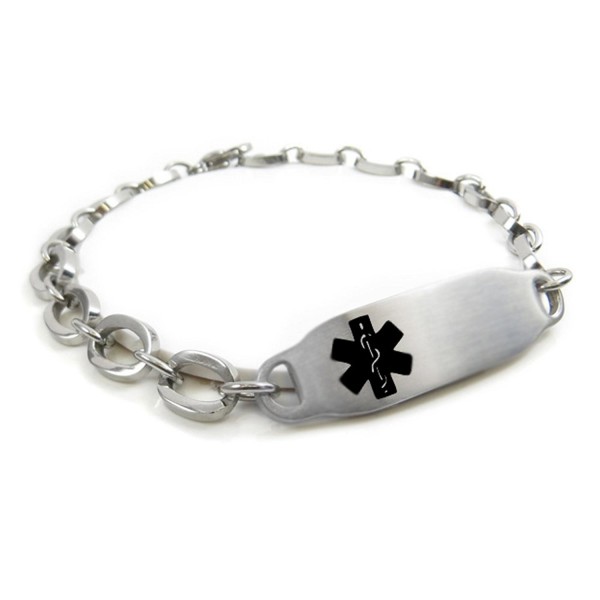 MyIDDr Pre Engraved Customizable Epilepsy Bracelet