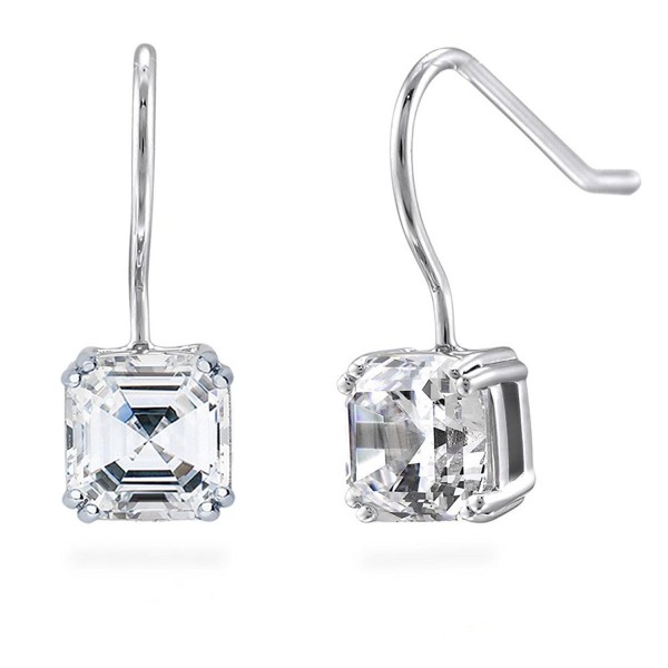 BERRICLE Sterling Zirconia Solitaire Earrings