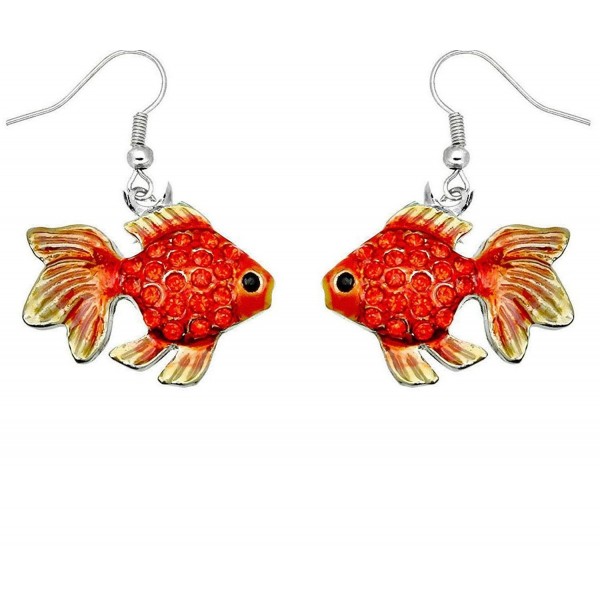 DianaL Boutique Silvertone Beautiful Goldfish