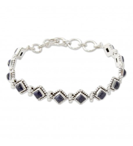 NOVICA Sterling Silver Bracelet Diamonds