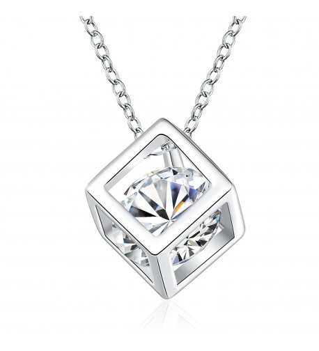 NA BEAUTY Sterling Zirconia Necklace