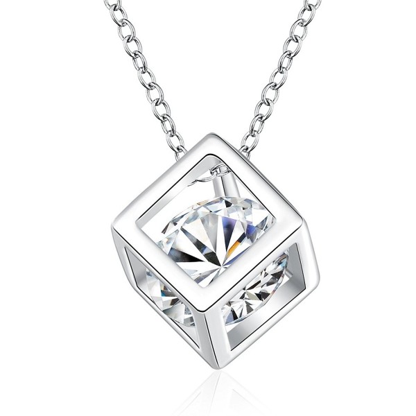 NA BEAUTY Sterling Zirconia Necklace