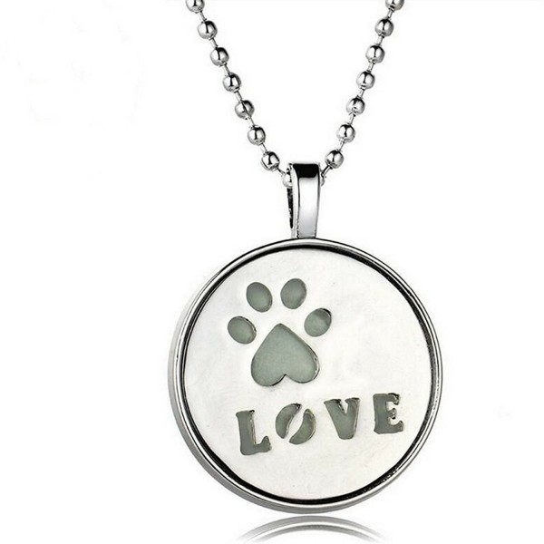 Silver Love Paws Necklace Luvalti